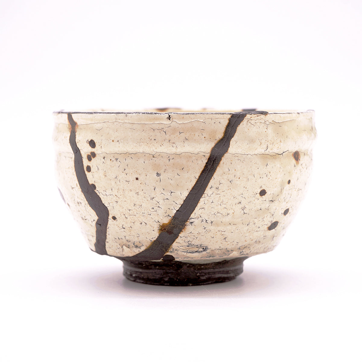 穂高隆児　粉引茶盌　HDKTB111