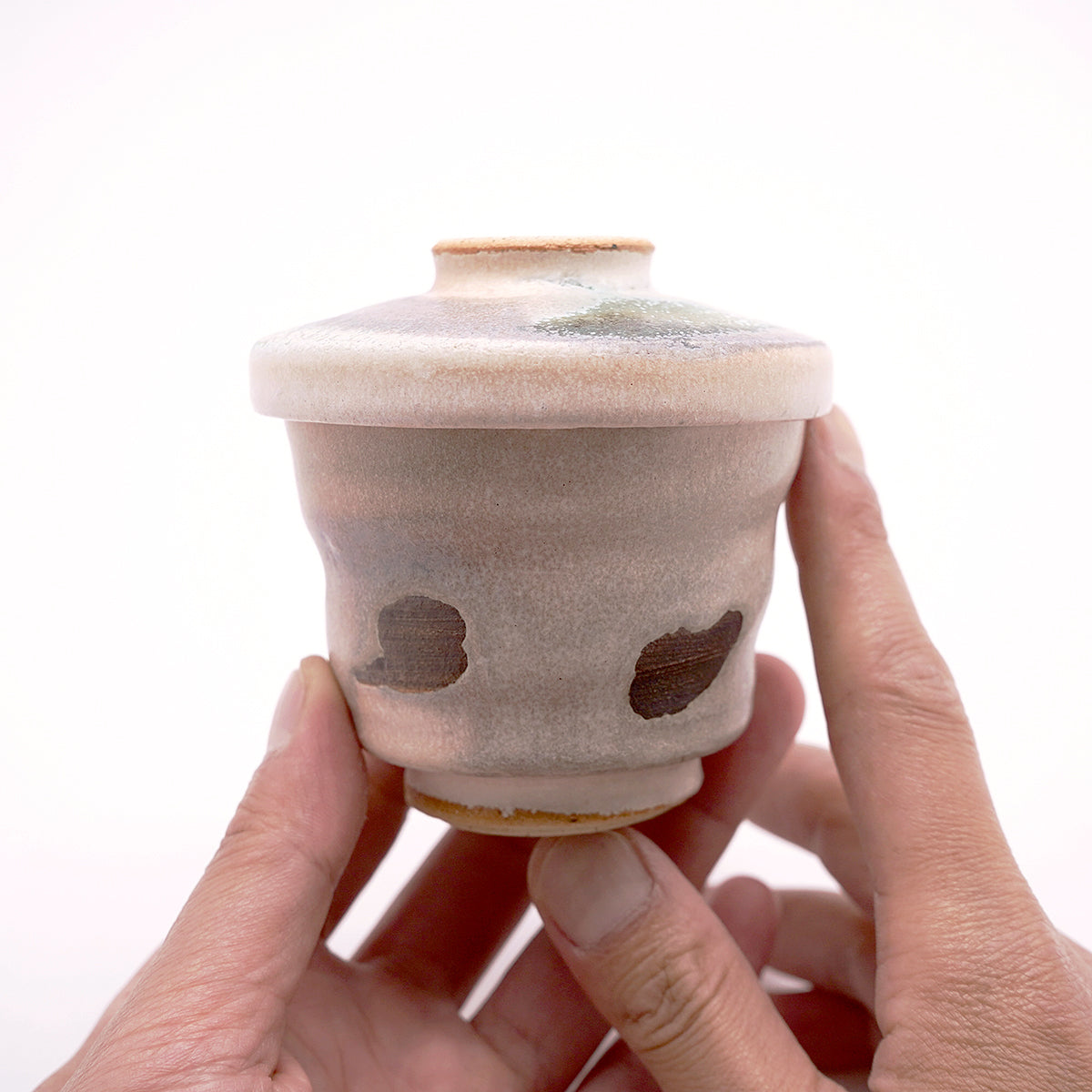 津田友子 蓋物 A 新緑 g-268 TSDTI087 – 白白庵（PAKUPAKUAN）