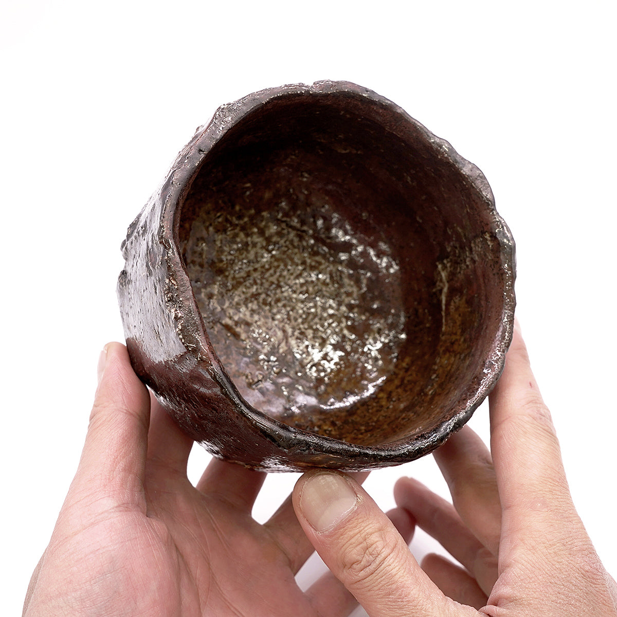 穂高隆児　窯変黒茶盌　HDKTB095