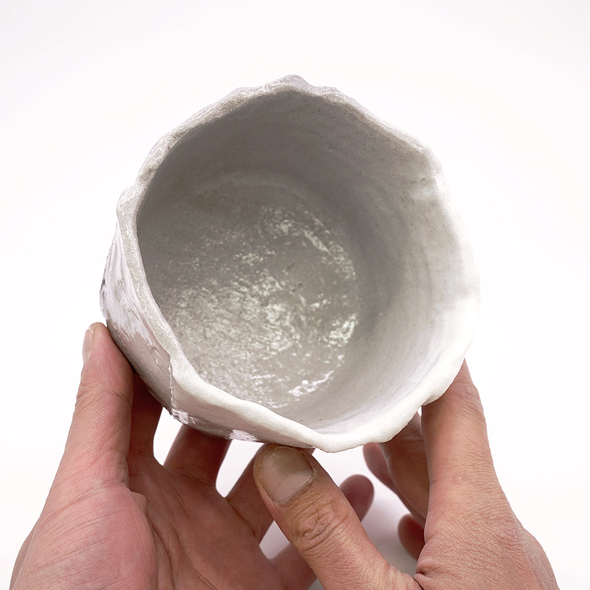 穂高隆児　透光茶盌「朧」　HDKTB096