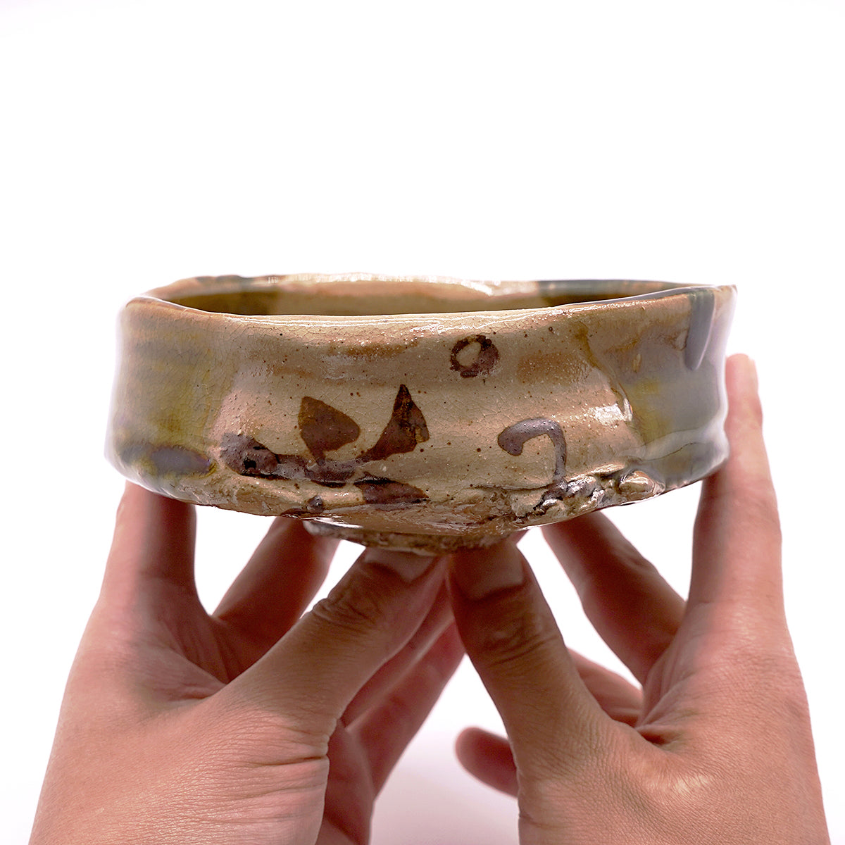 寺田鉄平　織部茶盌　TRDTB136