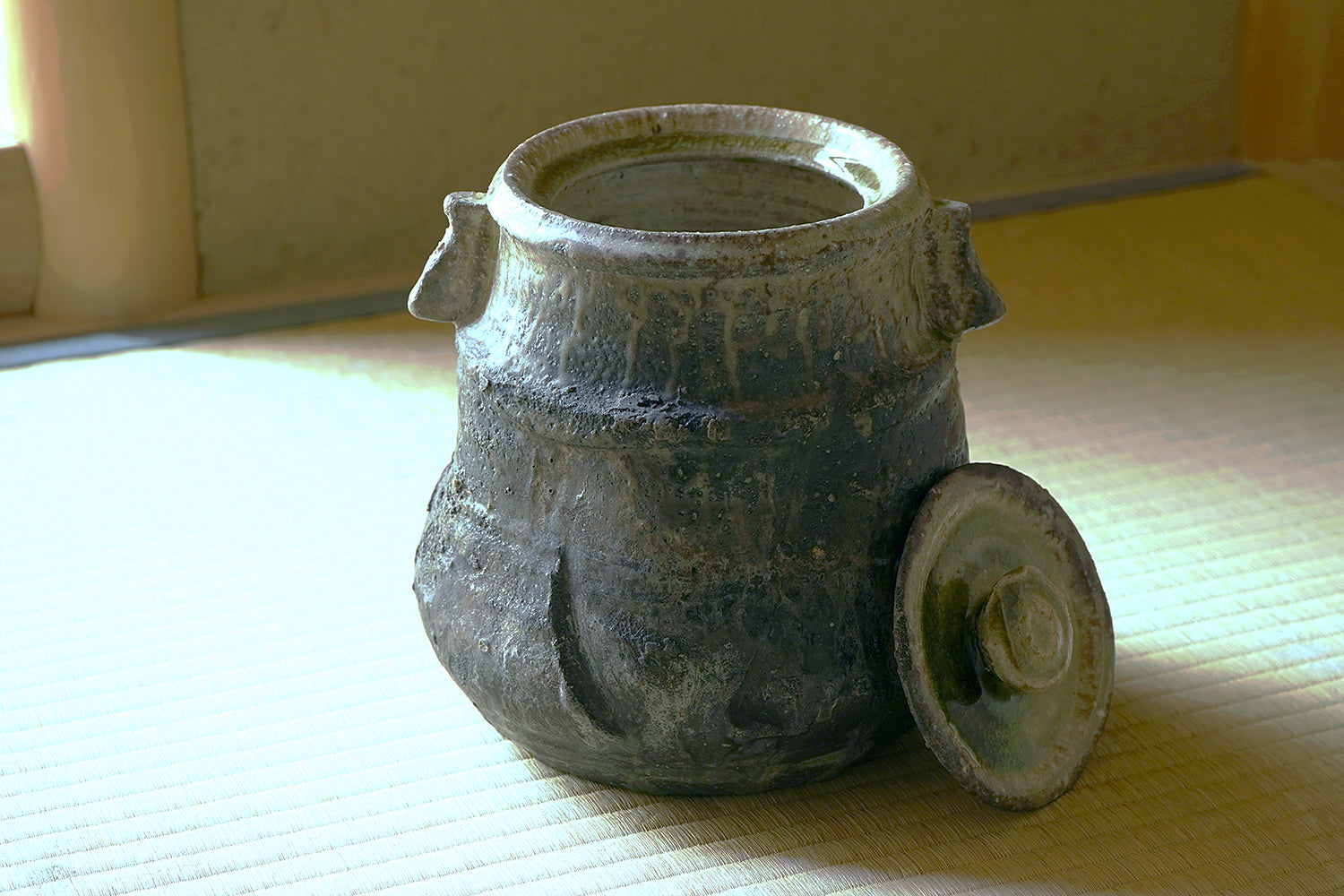 谷本洋　伊賀耳付水指　TMYTI008P