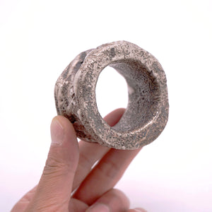 富田啓之 銀彩蓋置 TMTTI028P – 白白庵（PAKUPAKUAN）