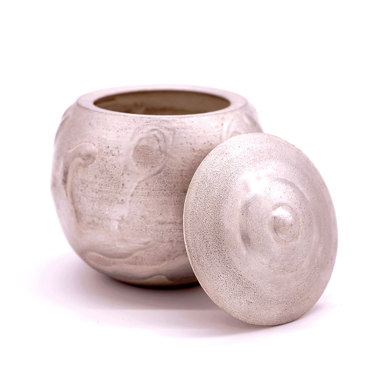 金理有　銀滴茶入　KIMTI005P