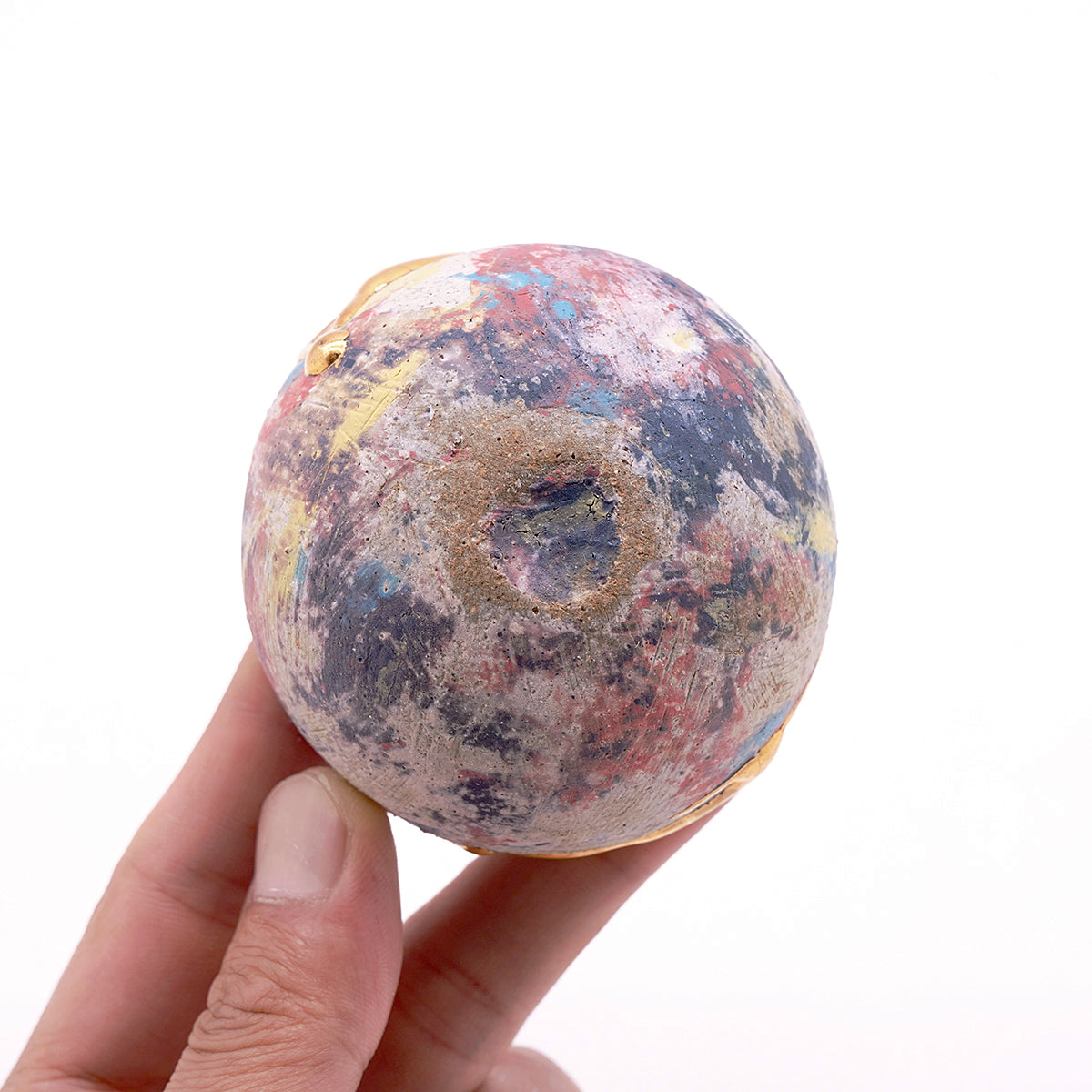 富田啓之 虹色金彩ボウルぐい呑 TMTGN170P – 白白庵（PAKUPAKUAN）