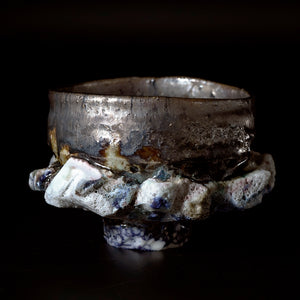 木ノ戸久仁子 稀晶石茶盌 KNKTB076 – 白白庵（PAKUPAKUAN）