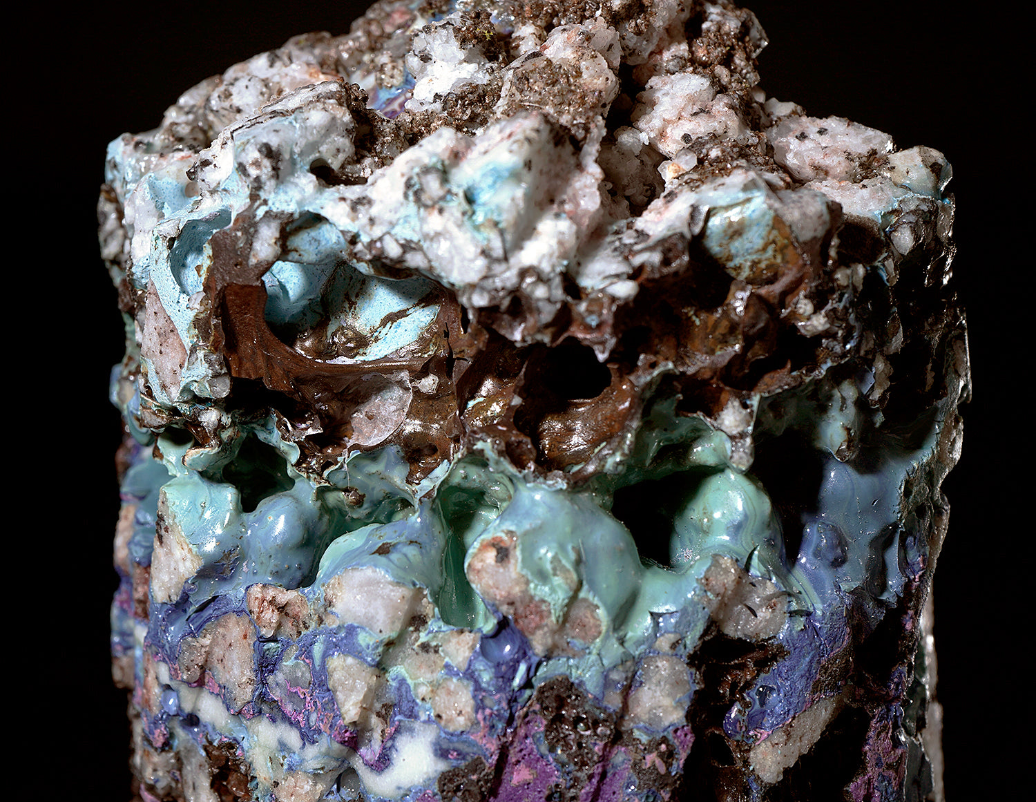 木ノ戸久仁子　稀晶石花器　KNKFV040