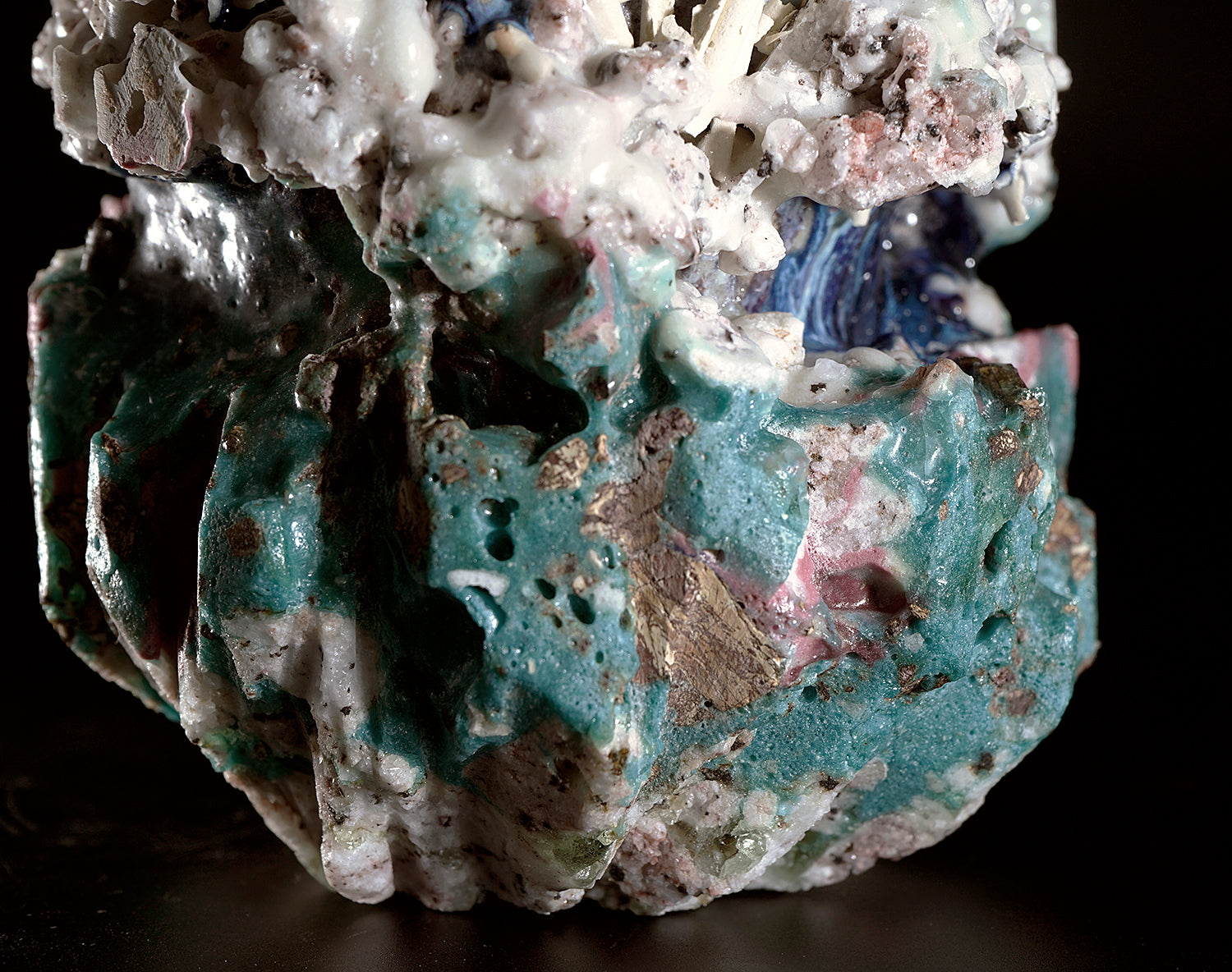 木ノ戸久仁子　稀晶石花器　KNKFV041