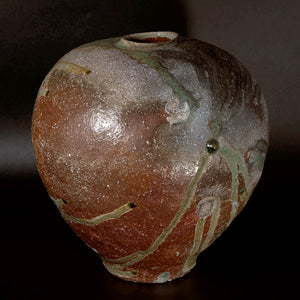 篠原希 信楽焼締丸壺 SHNFV009P – 白白庵（PAKUPAKUAN）