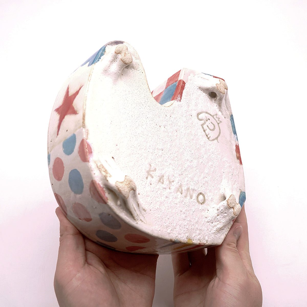 栢野紀文　織部鉢　KYKPL086P