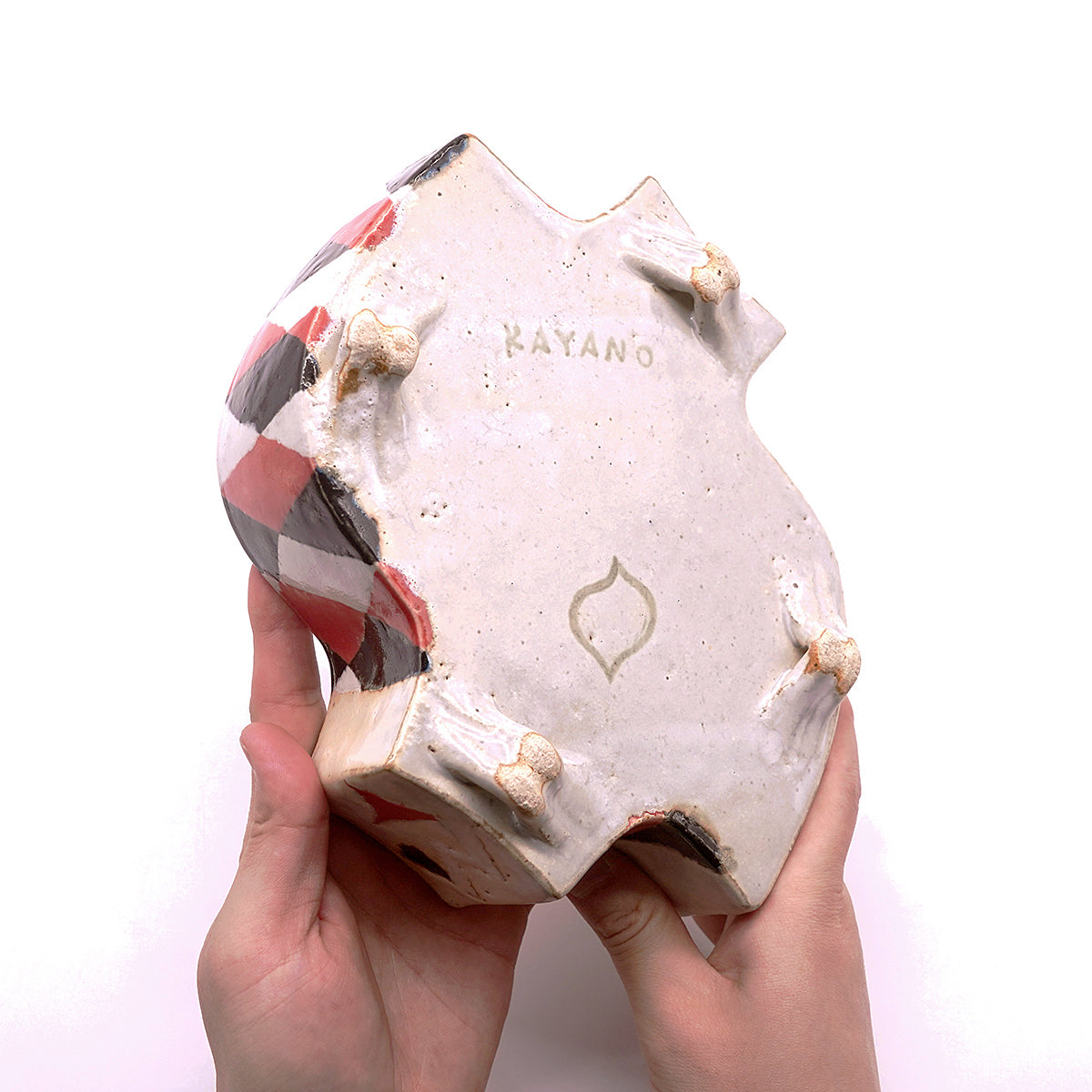 栢野紀文　織部鉢　KYKPL088P