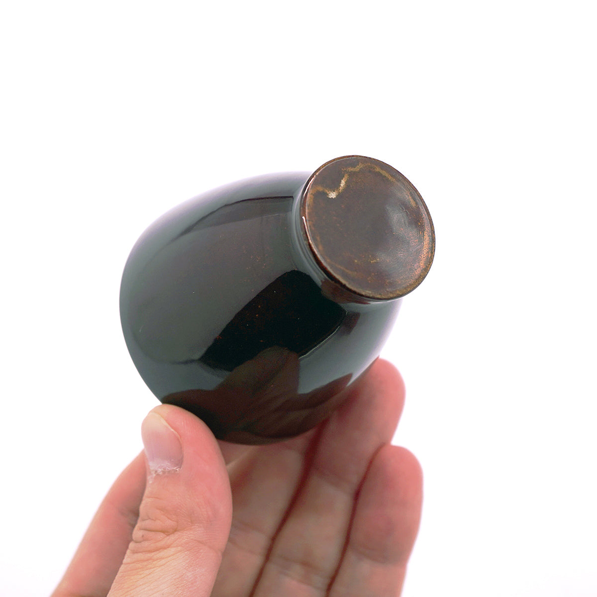 松本光太　溜塗ぐい呑み　MMKGN046