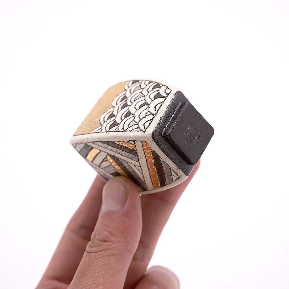 【期間限定】《Life with the Bloom》伊藤千穂　「煌」四方ぐい呑　ITCBGN002