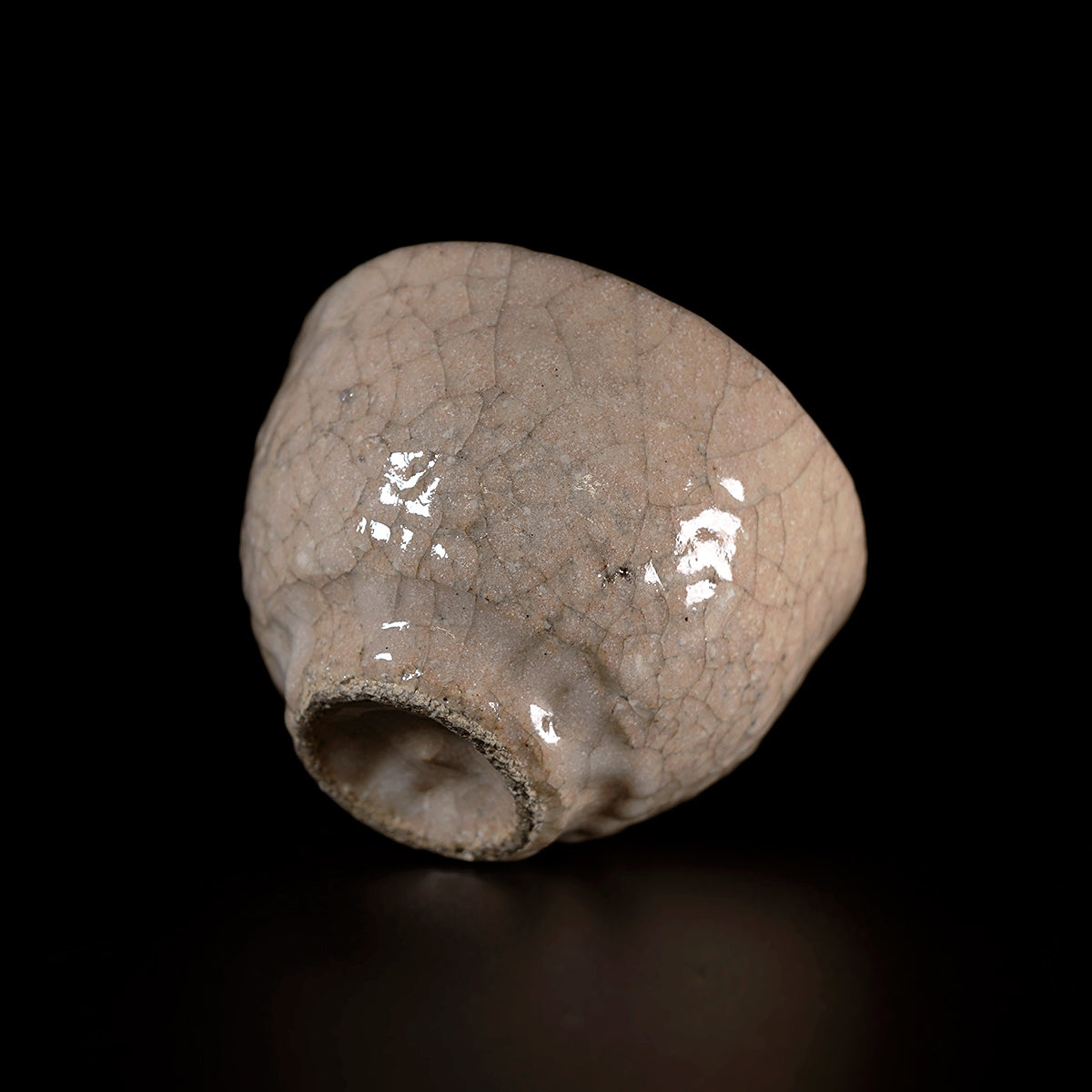 【期間限定】《Life with the Bloom》伊藤千穂　赤香梅花皮ぐい呑　ITCBGN020