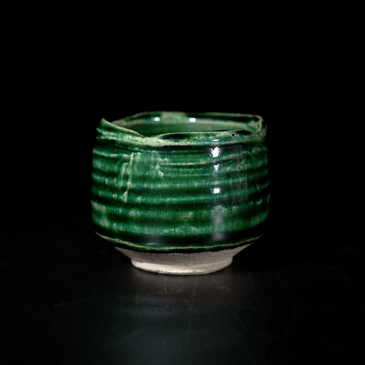 【期間限定】《Life with the Bloom》伊藤千穂　織部ぐい呑　ITCBGN041