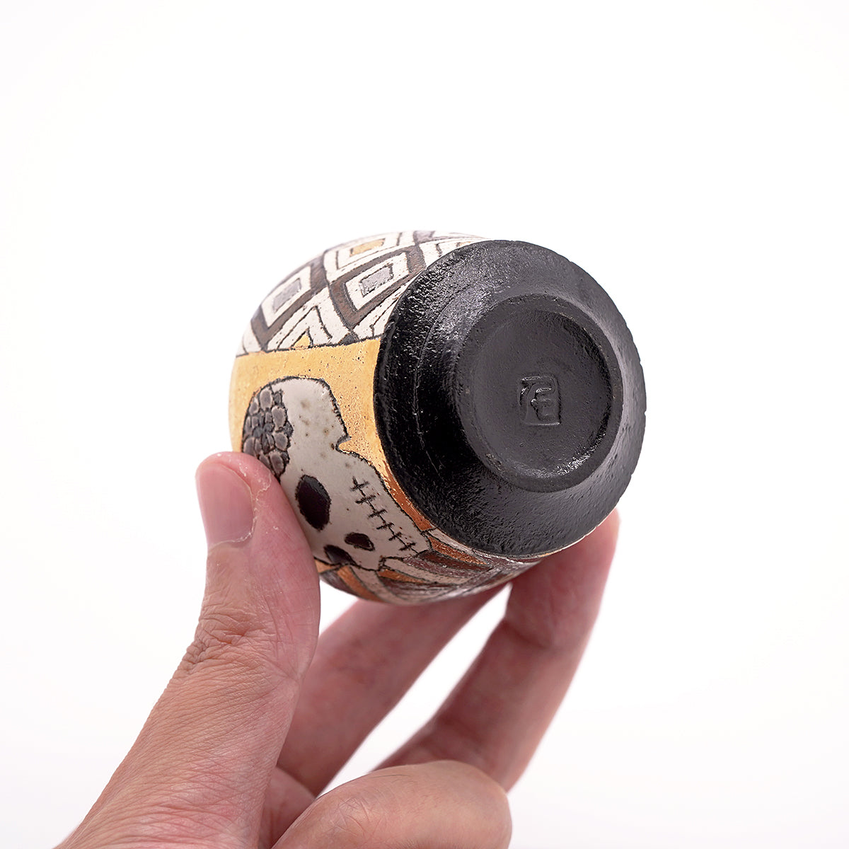 【期間限定】《Life with the Bloom》伊藤千穂　「煌髑髏」ぐい呑　ITCBGN049