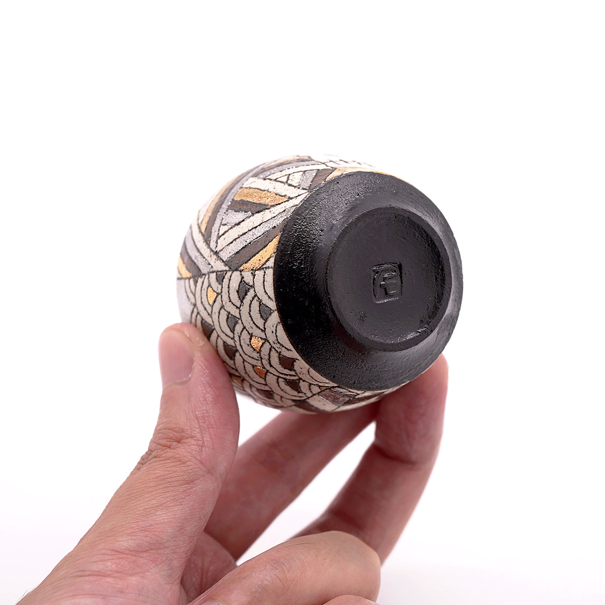 【期間限定】《Life with the Bloom》伊藤千穂　「煌髑髏」ぐい呑　ITCBGN050