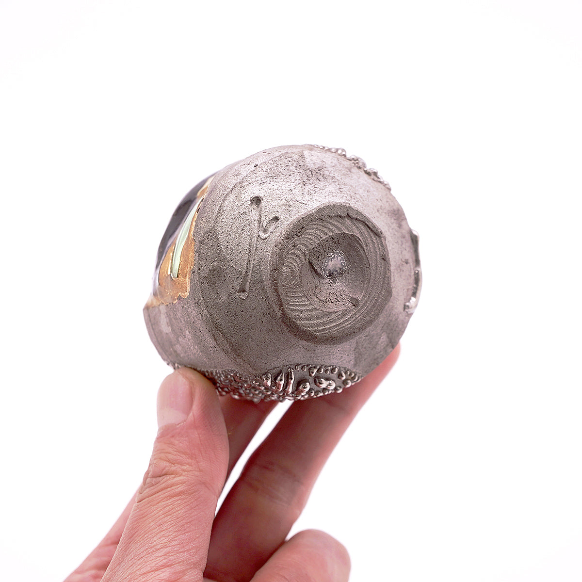 大上裕樹　ガラス呼継ぐい呑　OGYGN070