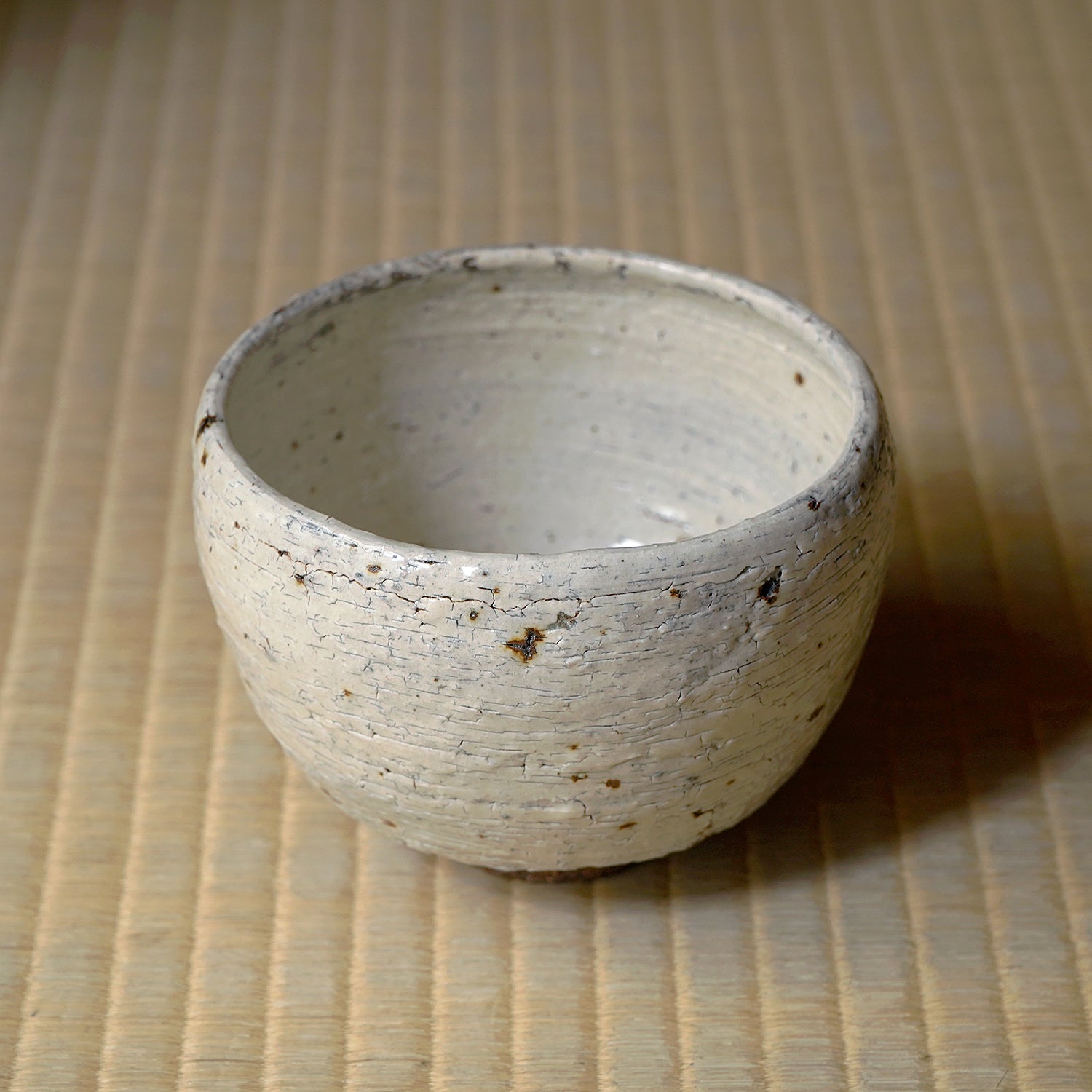 【期間限定】《Life with the Bloom》伊藤千穂　粉引茶碗　ITCBTB009