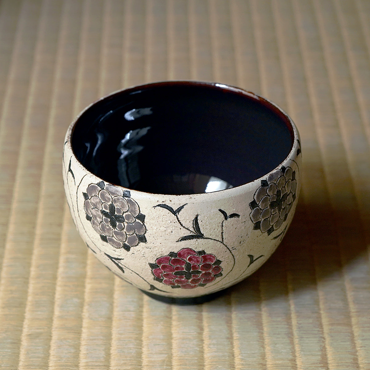 【期間限定】《Life with the Bloom》伊藤千穂　茶碗「アラベスクダリア」　ITCBTB027