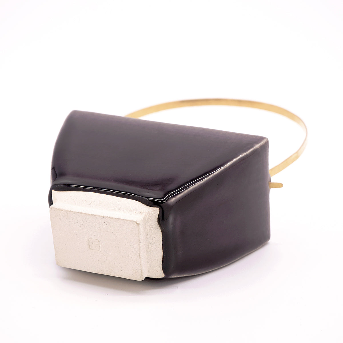 【期間限定】《Life with the Bloom》伊藤千穂　曹柱硝子手付き扁壺　ITCBFV010