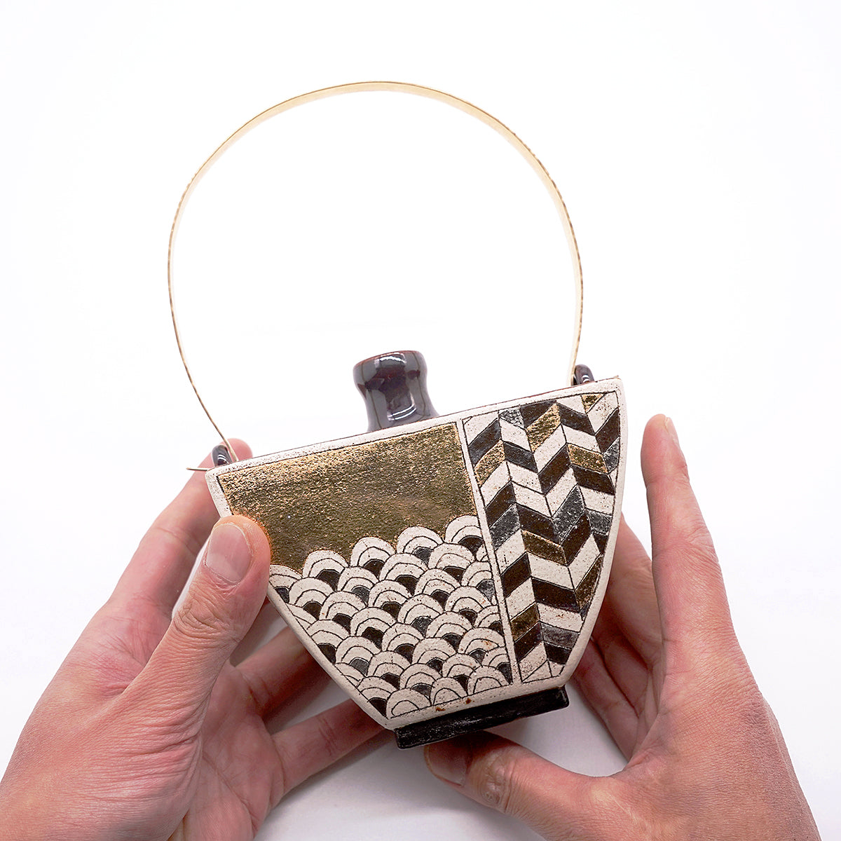 【期間限定】《Life with the Bloom》伊藤千穂　「煌」手付き扁壺　ITCBFV013