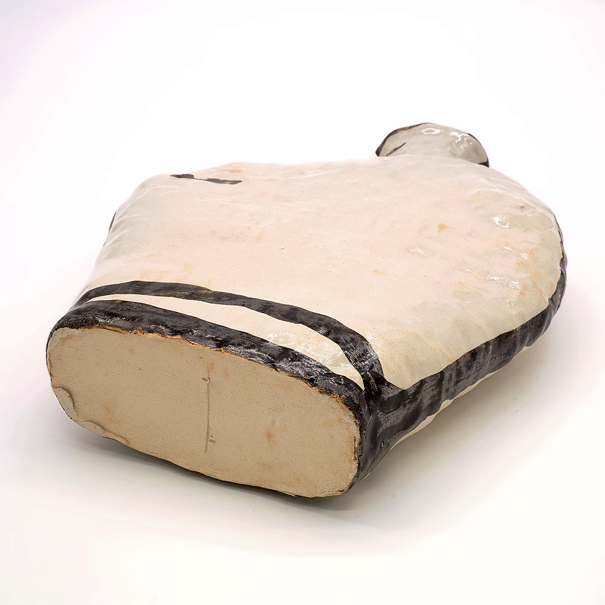 かのうたかお　錆絵線壺　KNTTU033