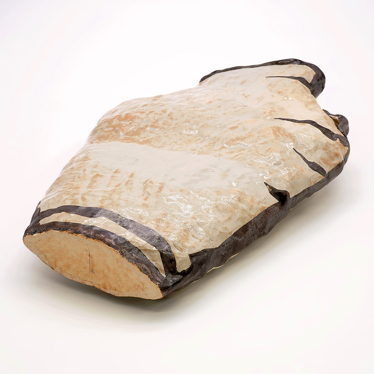 かのうたかお　錆絵線壺　KNTTU035