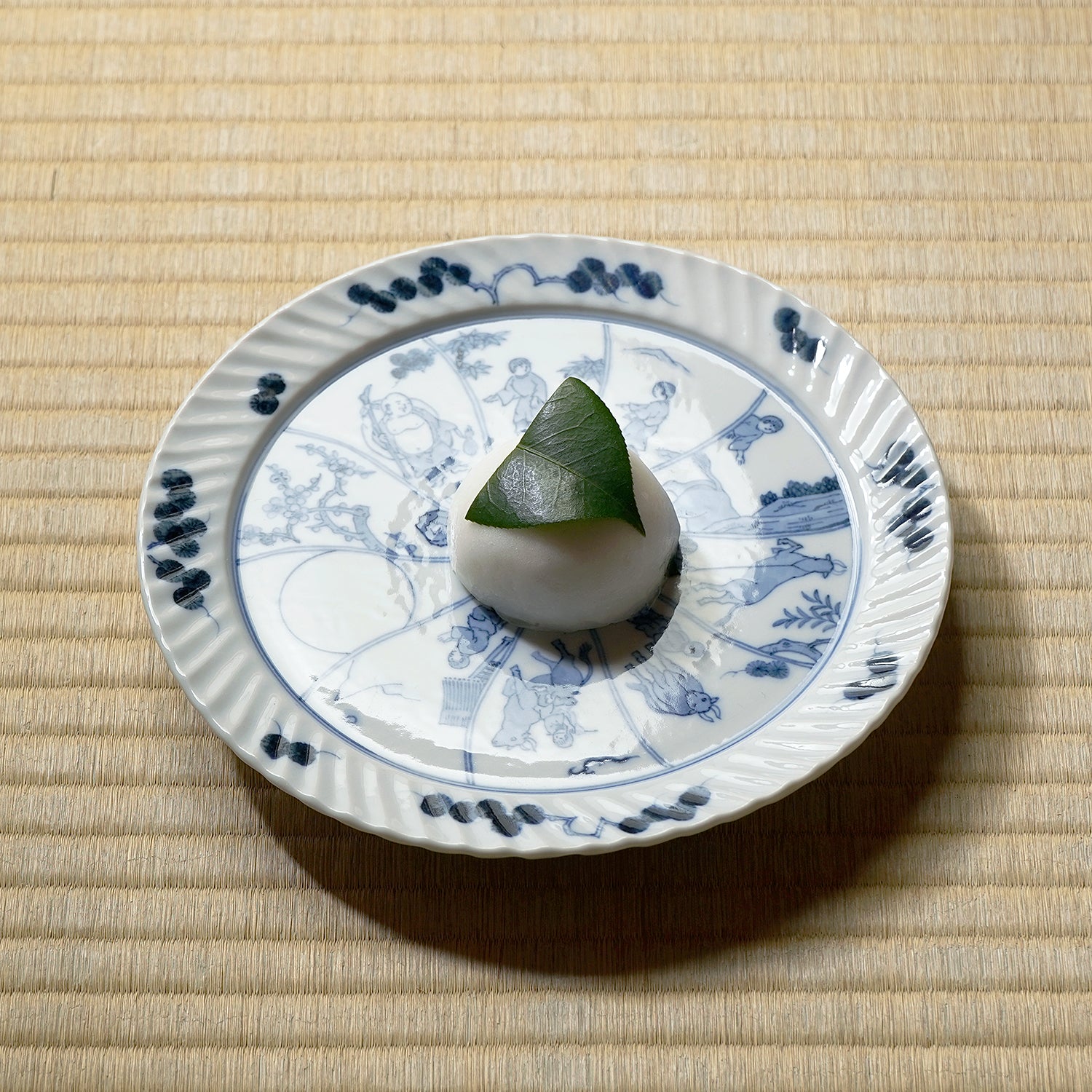 期間限定】《干支物☆縁起物展 2025》川上真子 十牛図 平皿 KKMHPL002