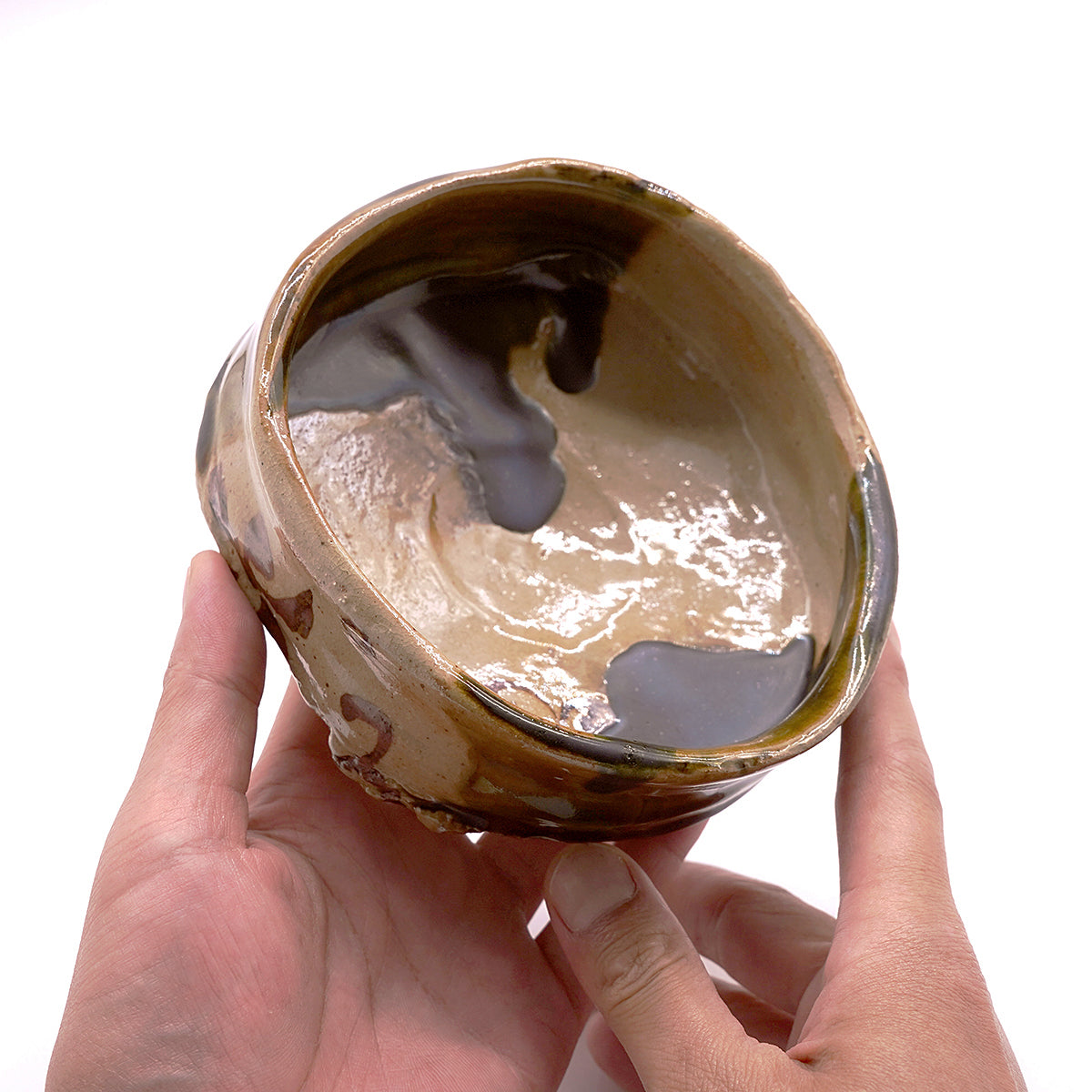 寺田鉄平　織部茶盌　TRDTB136