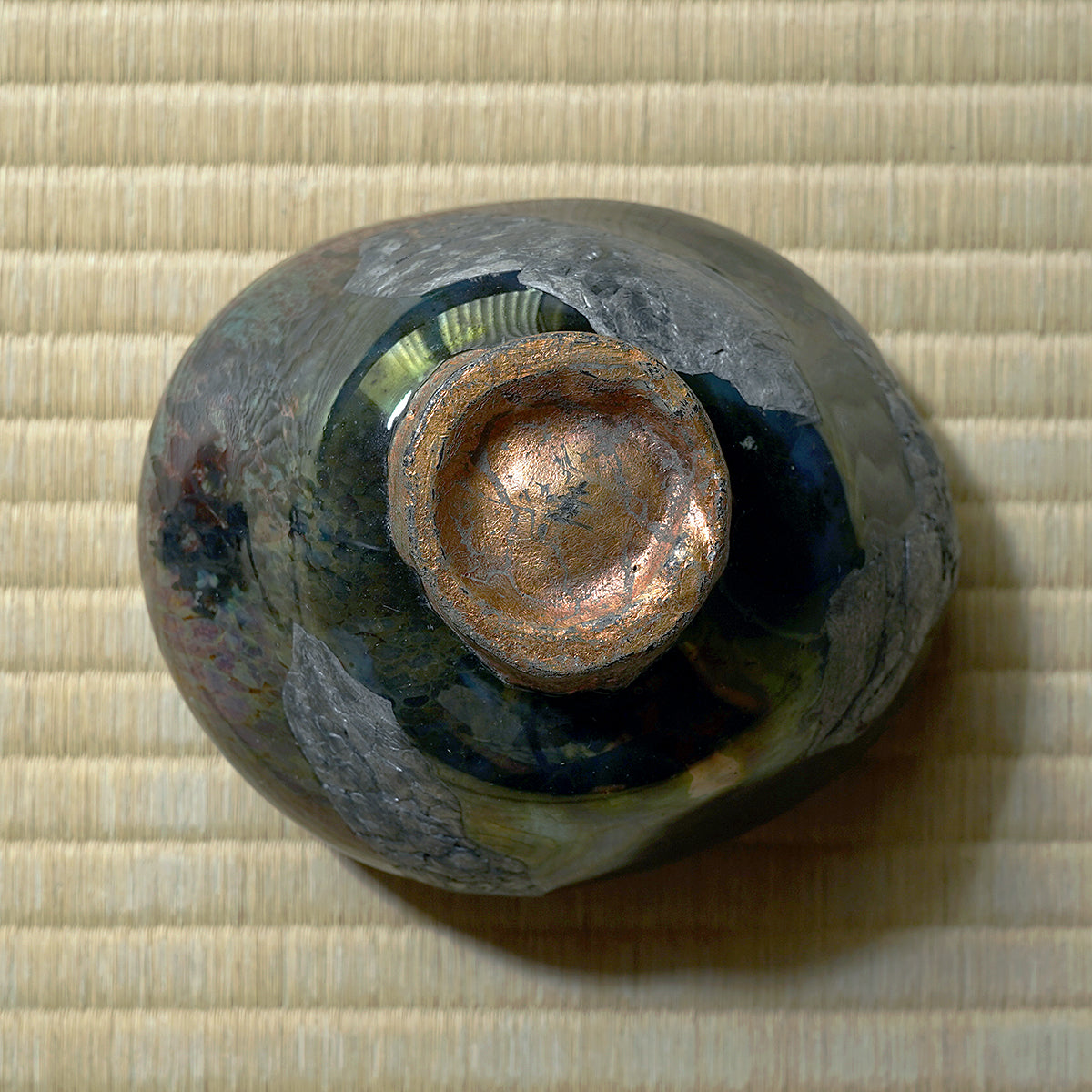 奥島圭二　玻璃髹漆盌箔押　OKKTB003P