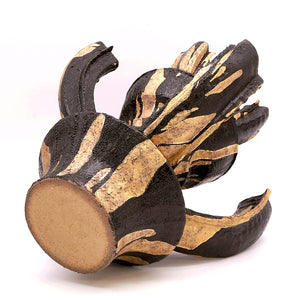 富田啓之 黒釉金彩多口壺 TMTFV051P – 白白庵（PAKUPAKUAN）