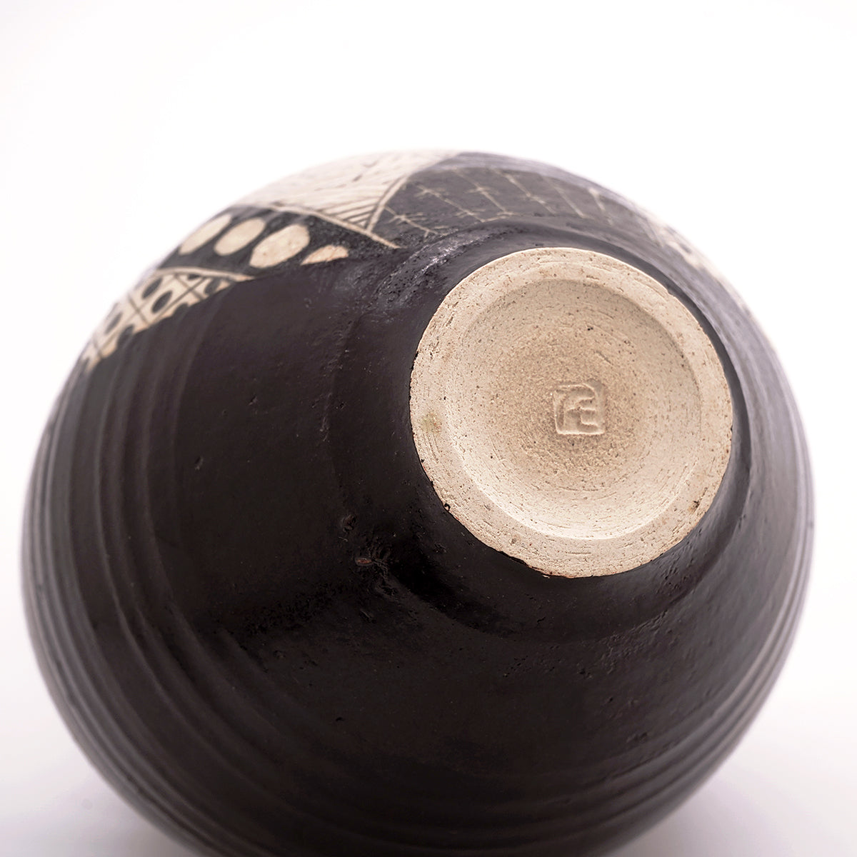 【期間限定】《Life with the Bloom》伊藤千穂　黒織部花器　ITCBFV005