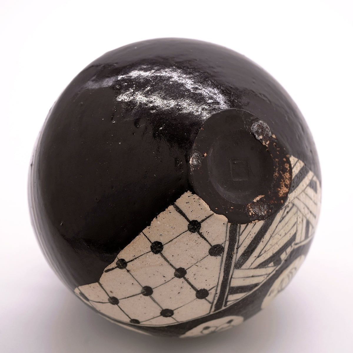 【期間限定】《Life with the Bloom》伊藤千穂　黒織部花器　ITCBFV006