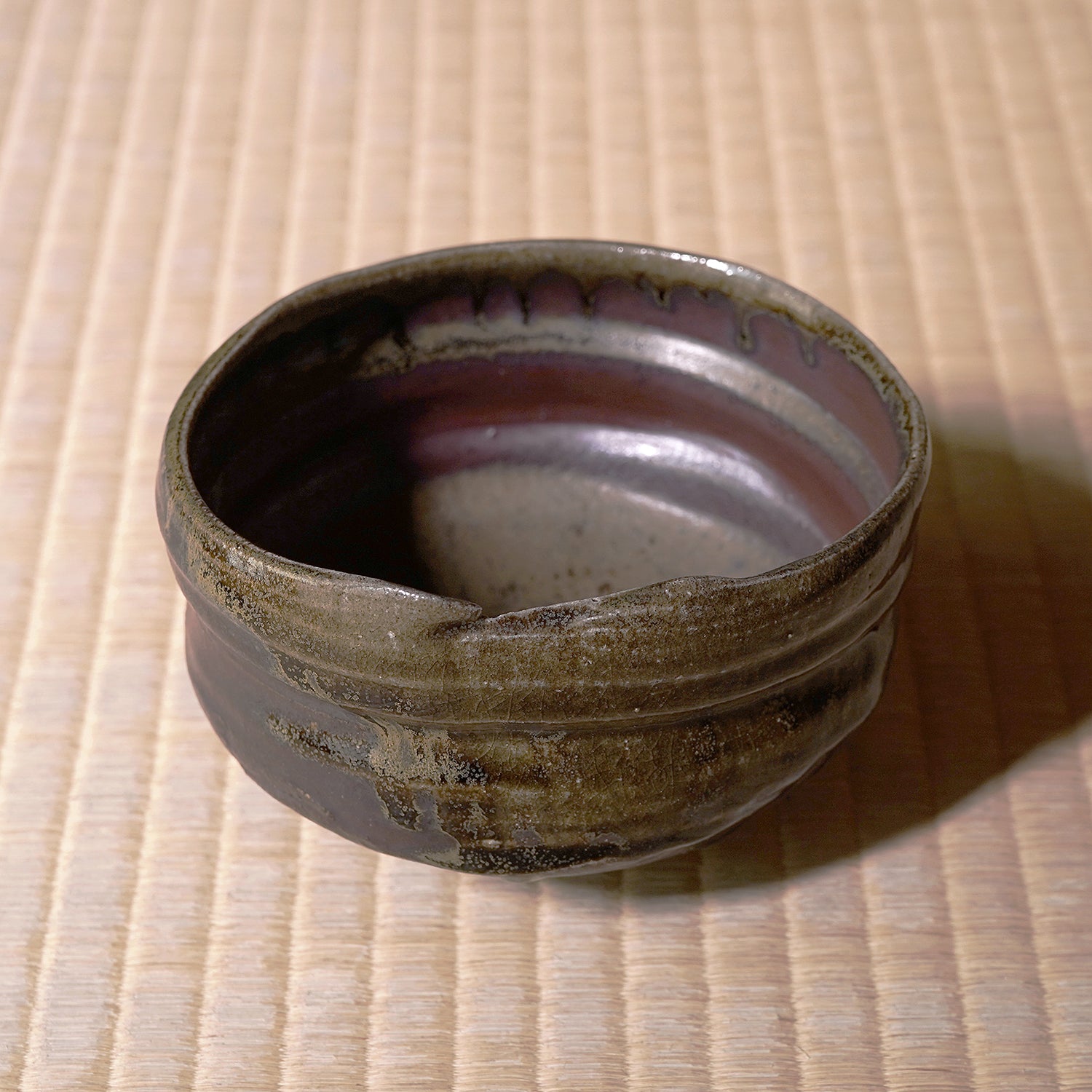 大上裕樹　赤ドベ茶盌　OGYTB019P