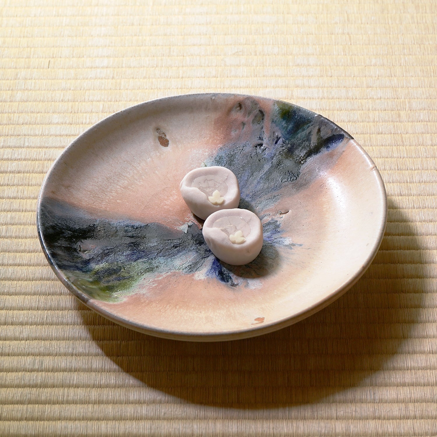 津田友子　菓子器 「薄明光線」 g-275　TSDTI096