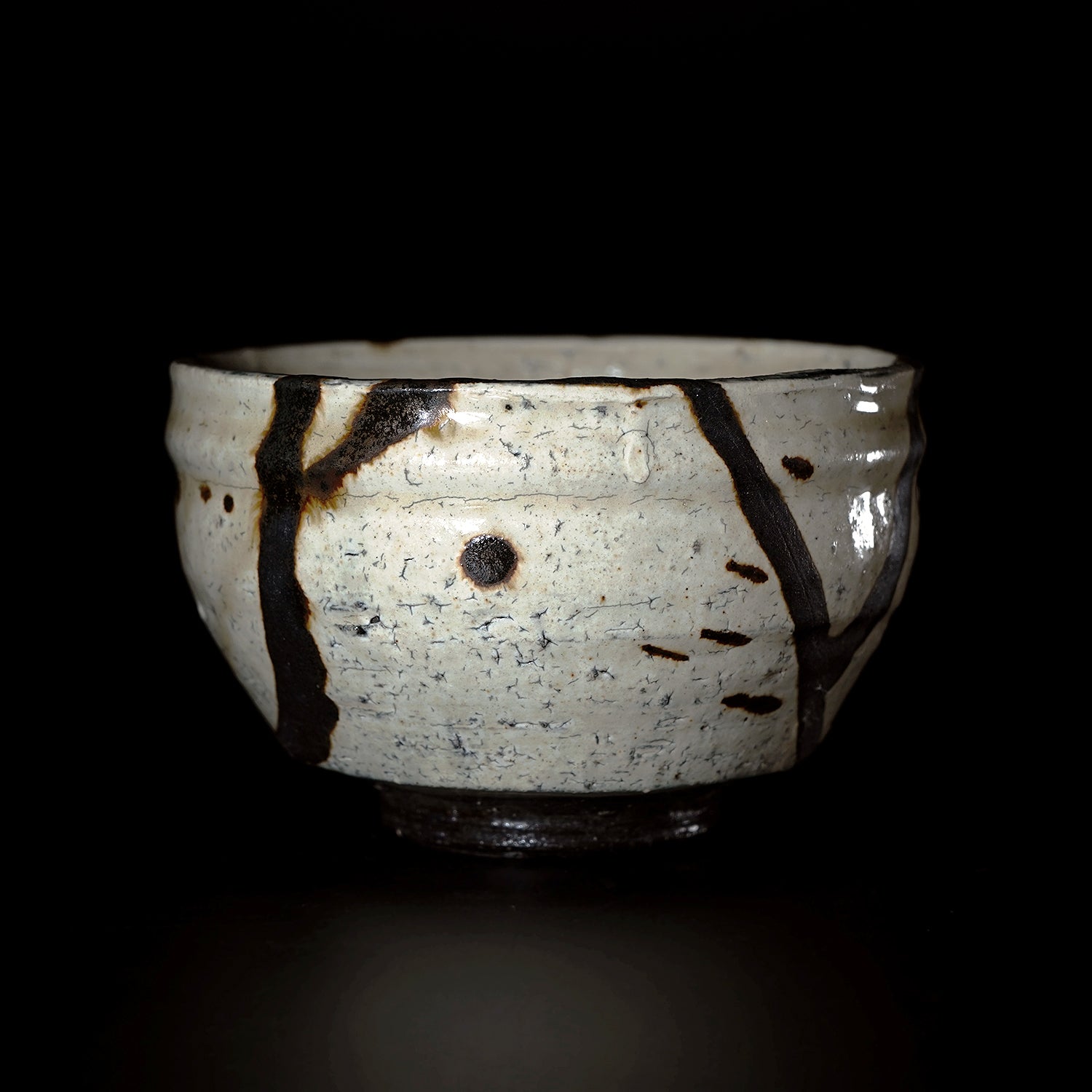 穂高隆児　粉引茶盌　HDKTB111