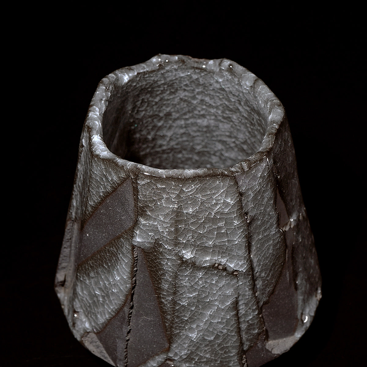 穂高隆児　薄氷花入　HDKFV016