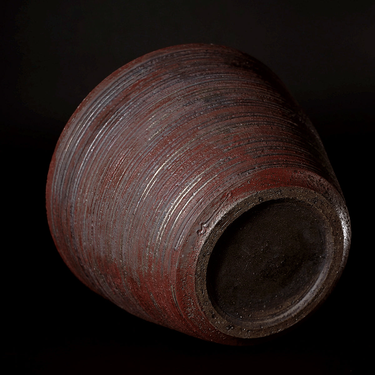 穂高隆児　千筋水指　HDKTI024