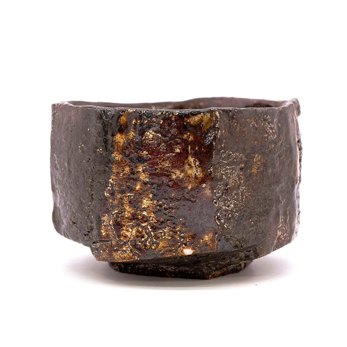 穂高隆児　窯変黒茶盌　HDKTB095