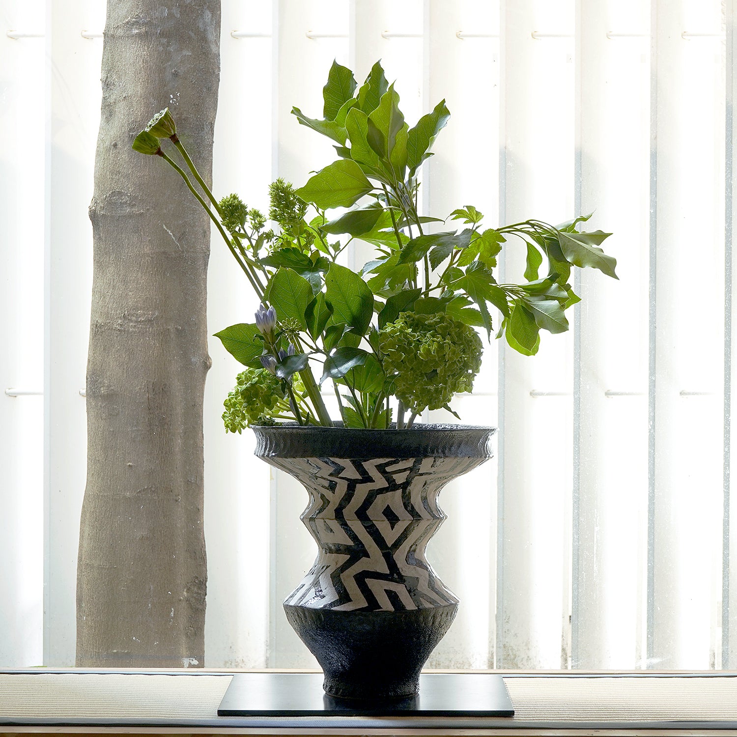 富田啓之　ダズル迷彩壺（大）　TMTFV050P