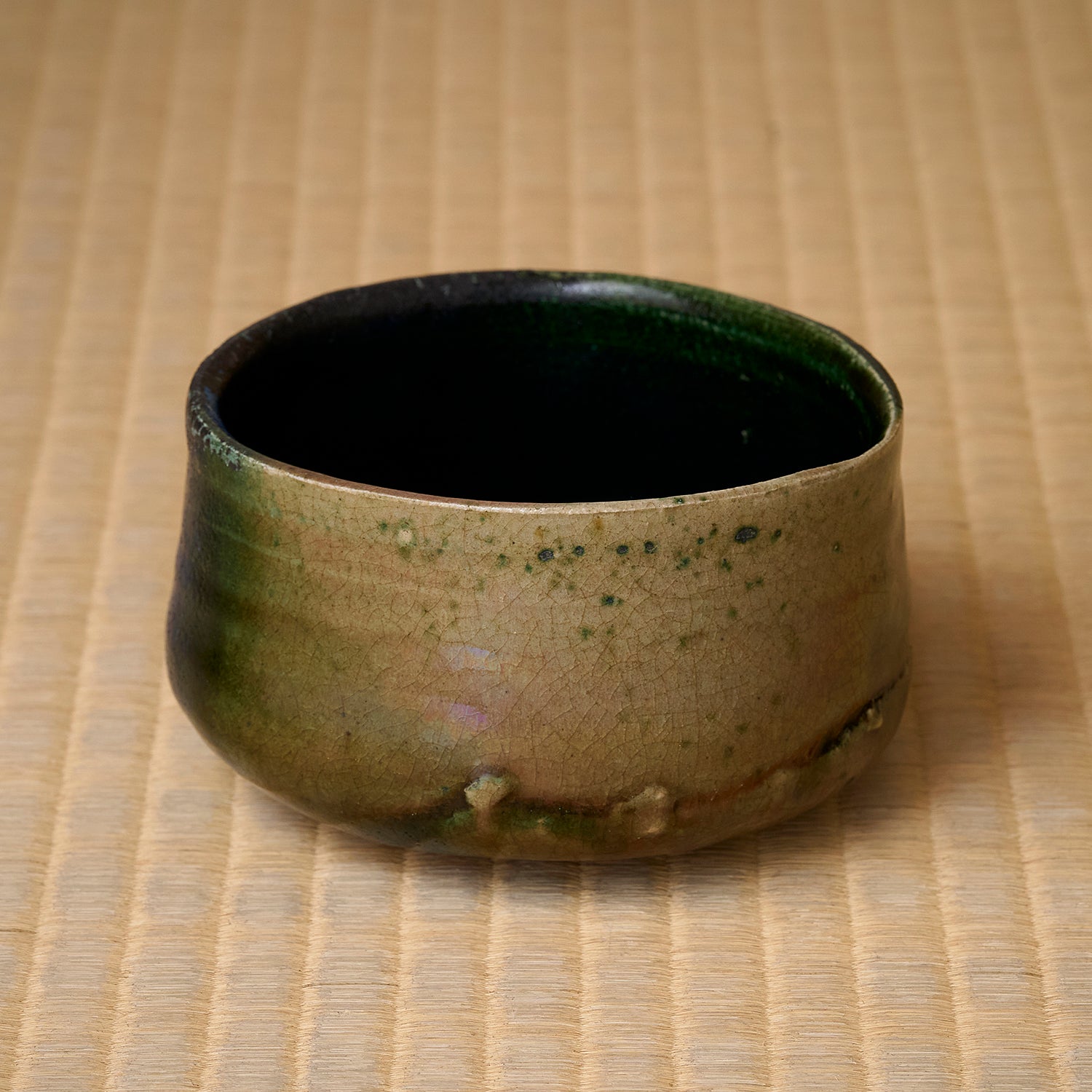 期間限定】《COOL is TEA 2026》寺田鉄平 窯変織部茶盌 TRDJTB003