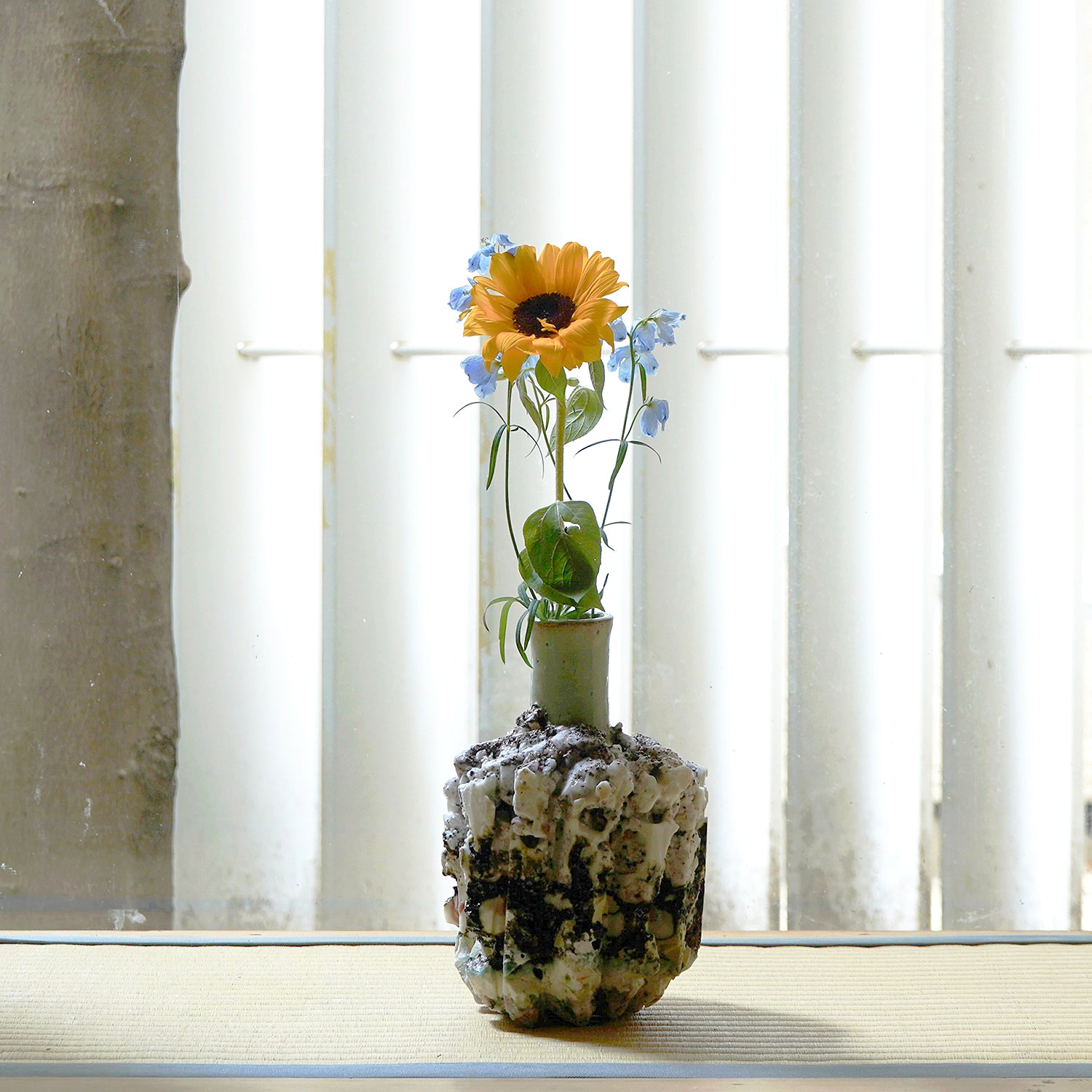 木ノ戸久仁子　稀晶石花器　KNKFV039