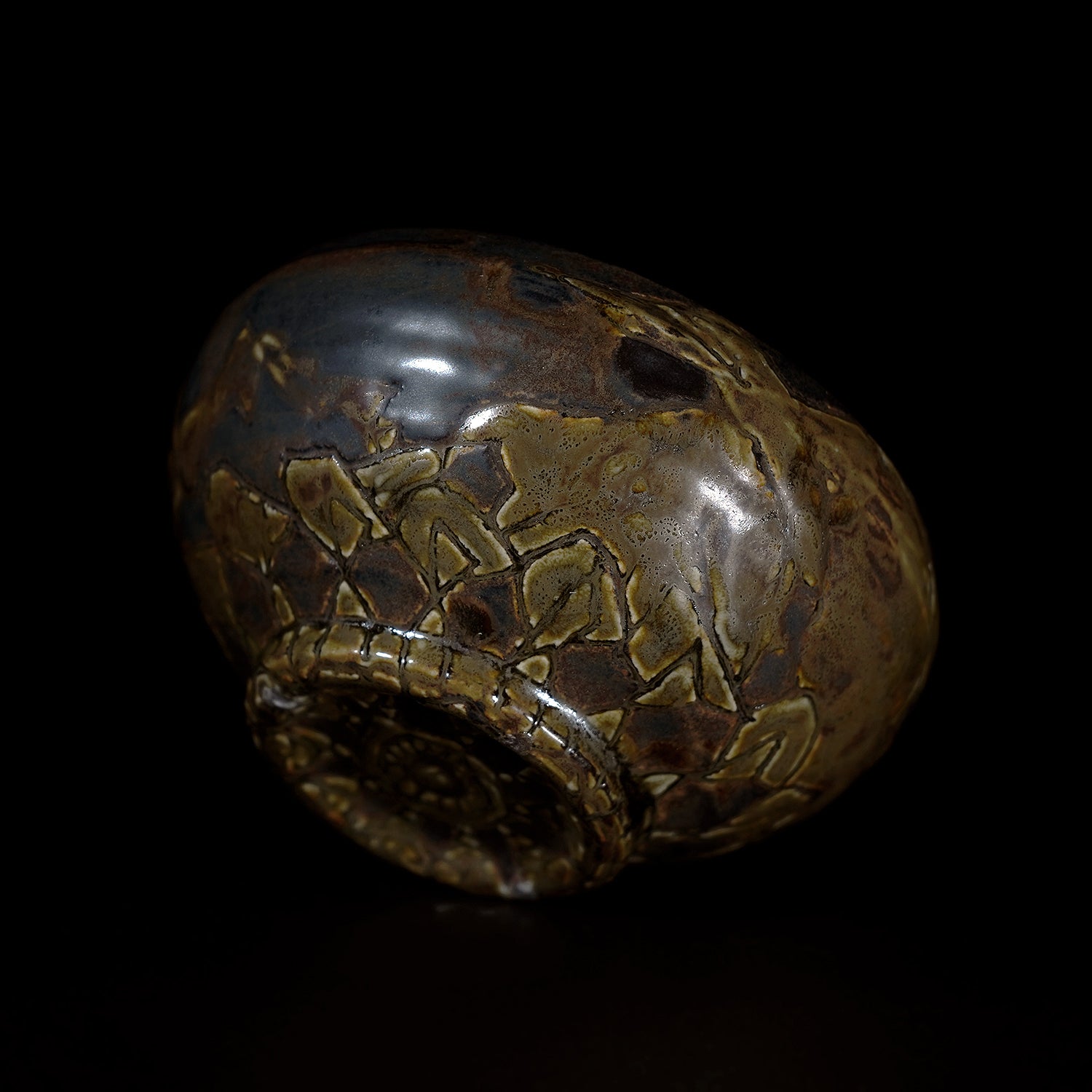 小孫哲太郎　月白鷺茶器　KMGGT003P