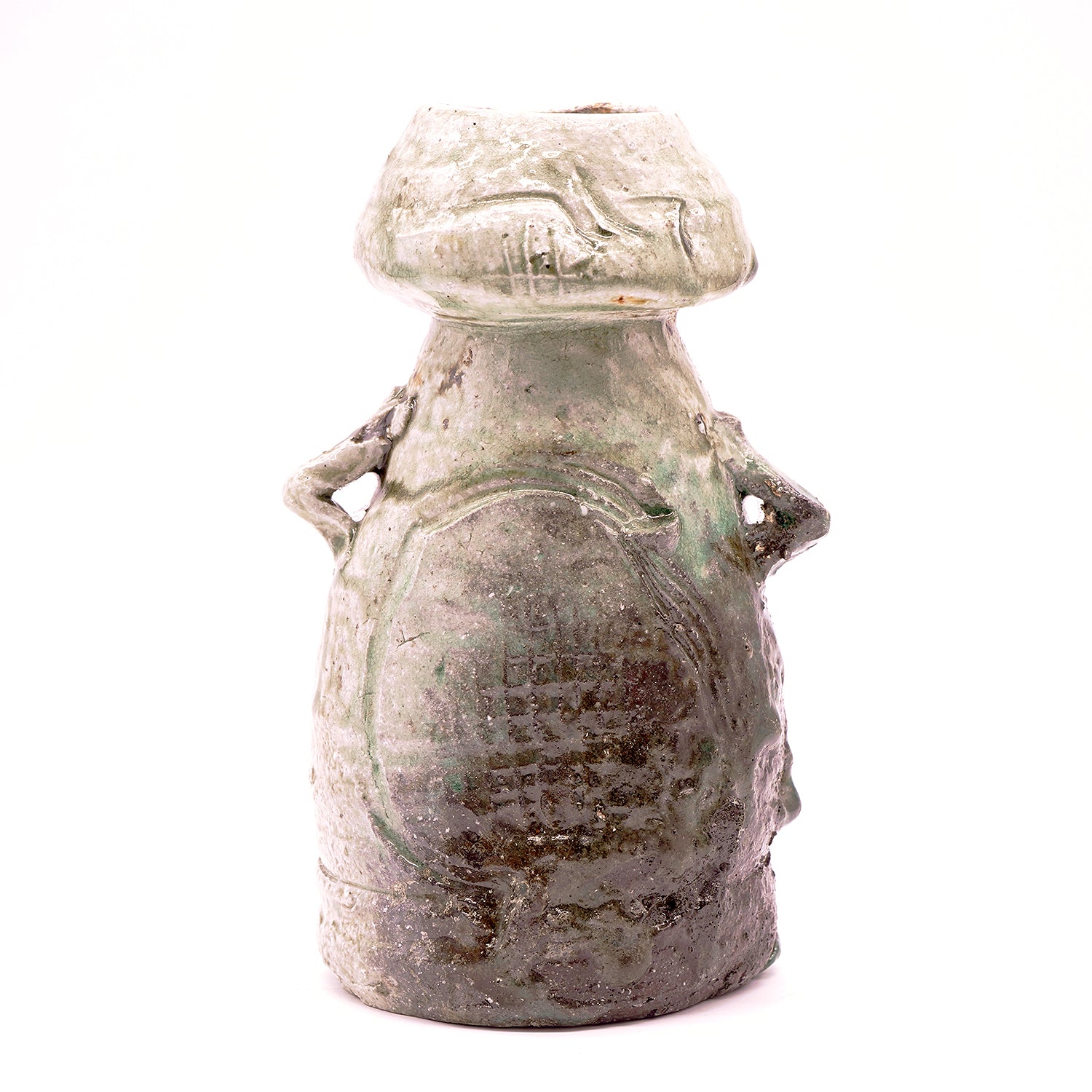 篠原希 耳付き花入 SHNFV006P – 白白庵（PAKUPAKUAN）