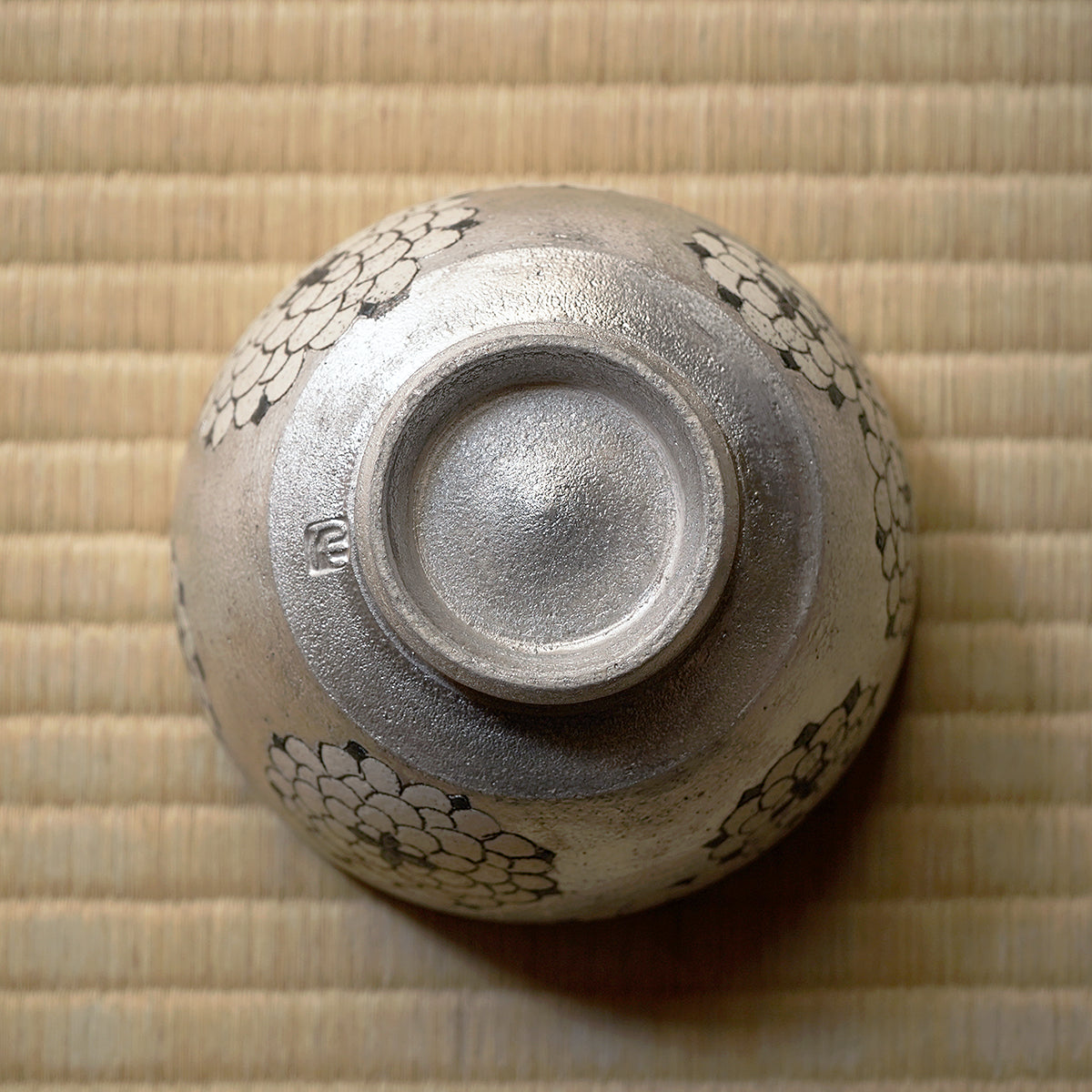 【期間限定】《Life with the Bloom》伊藤千穂　茶碗「銀彩ダリア」　ITCBTB030