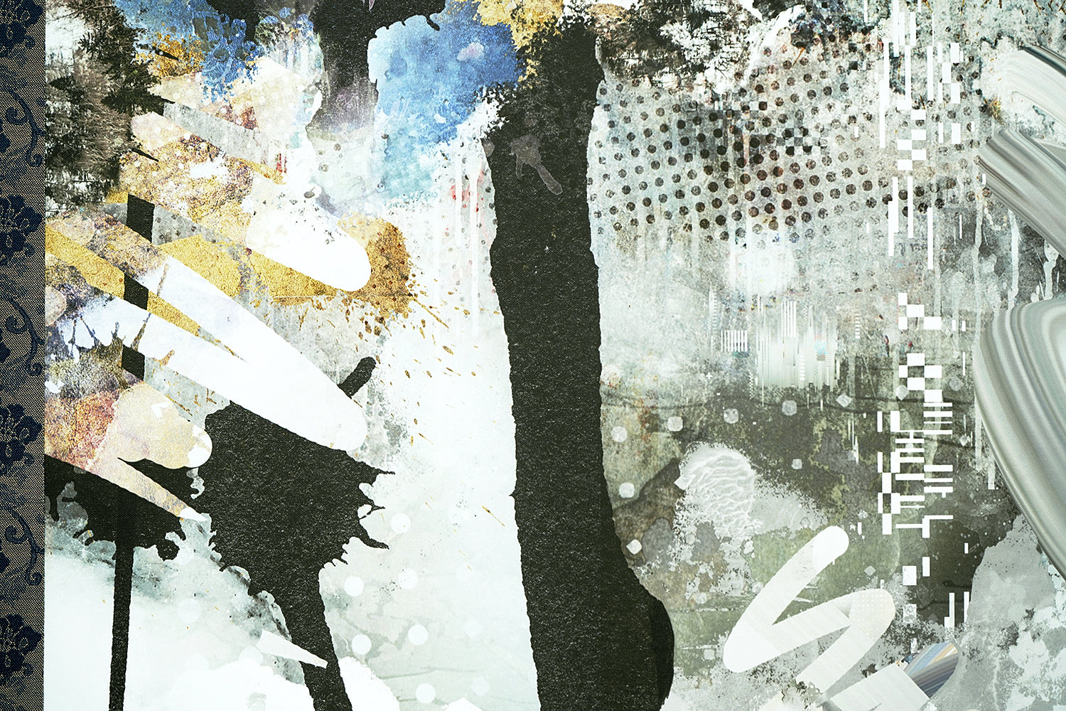 池原悠太　掛軸「The crumbling」　IHYKJ003