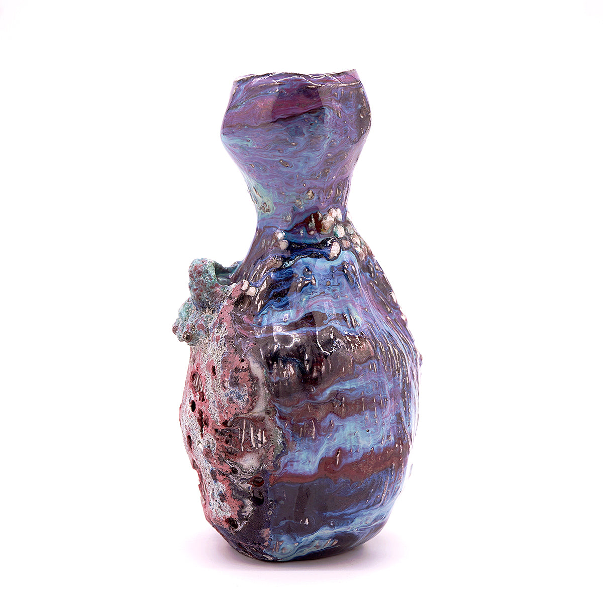 木ノ戸久仁子　稀晶石花器　KNKFV032