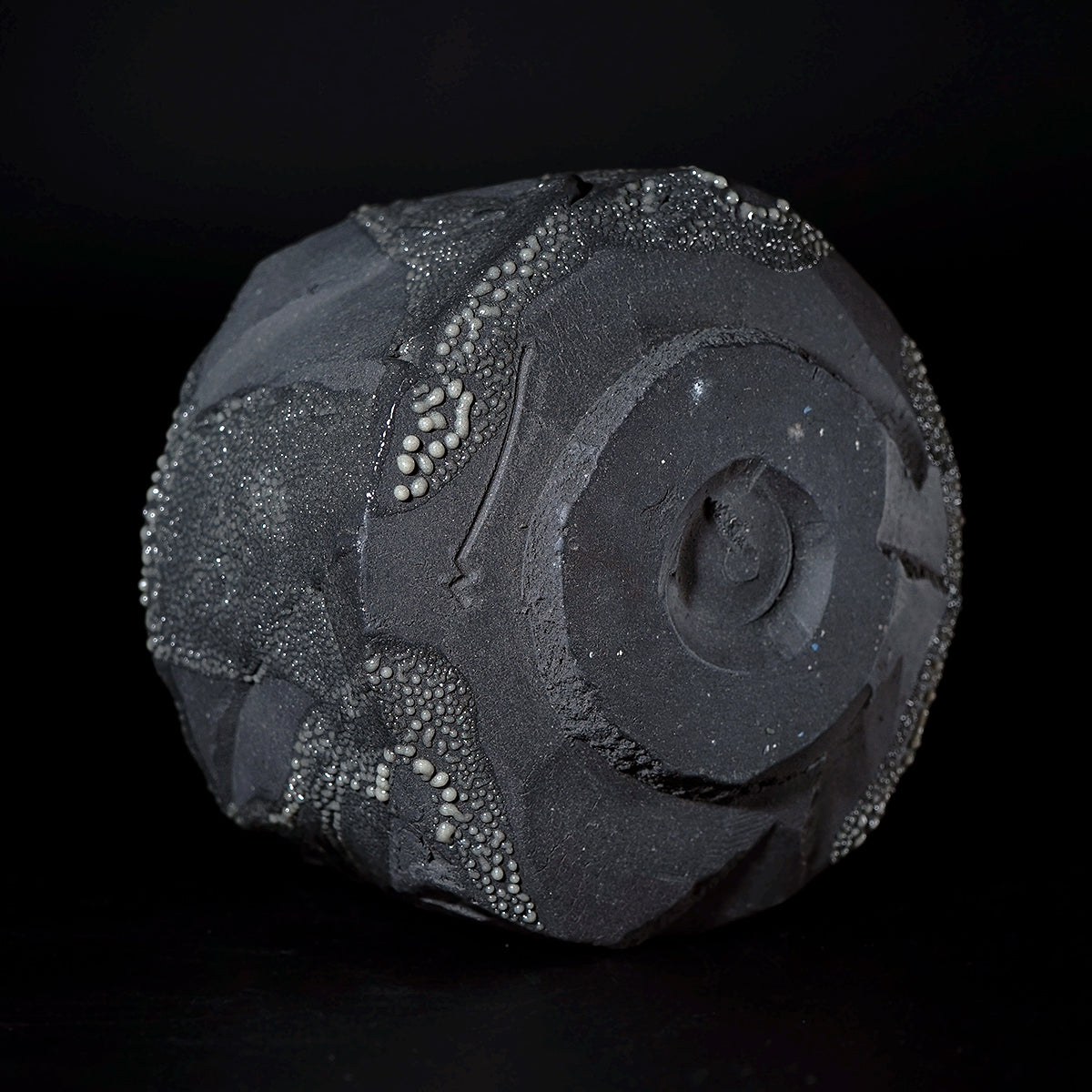 穂高隆児　梅花皮茶盌　HDKTB107