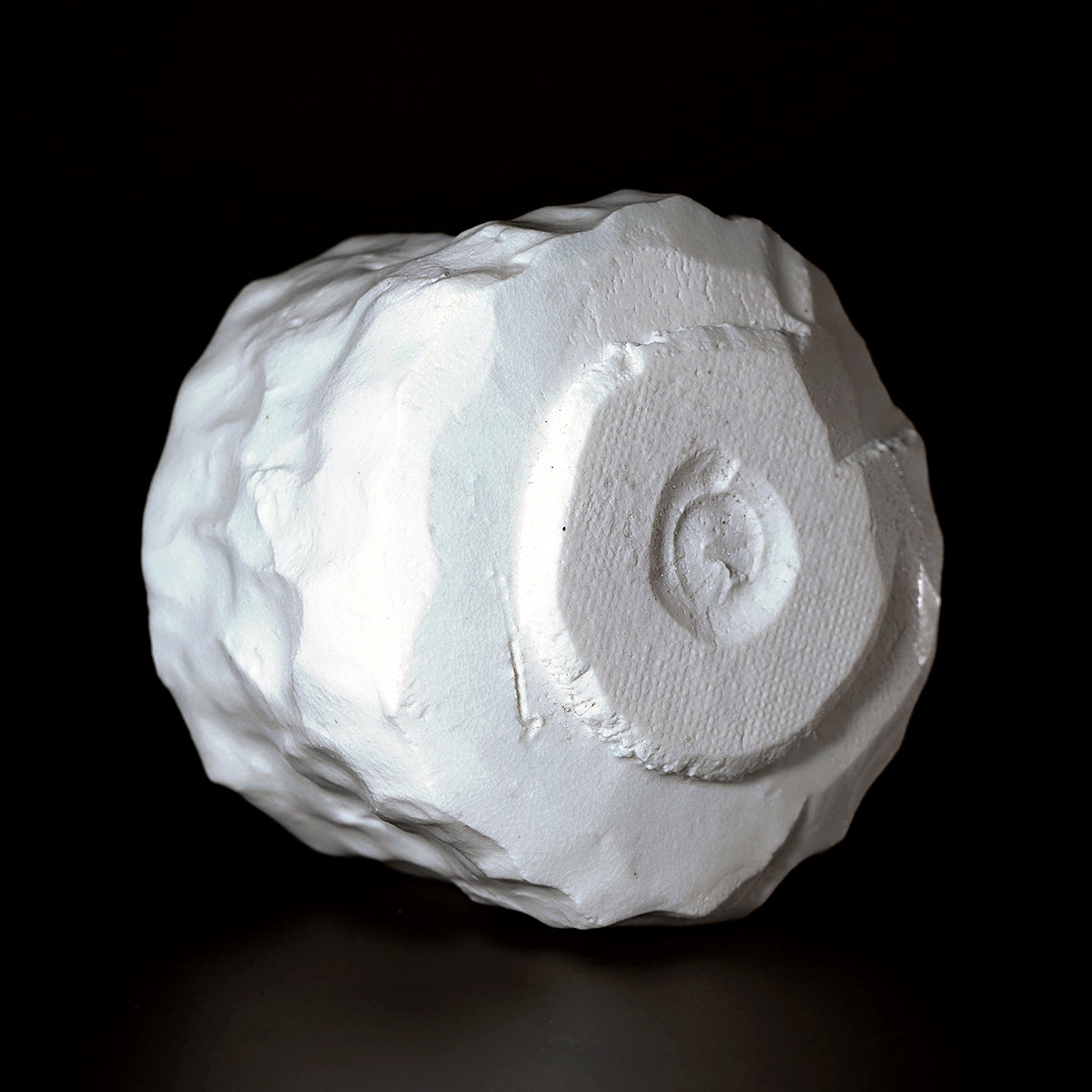 穂高隆児　白磁透光茶盌　HDKTB109